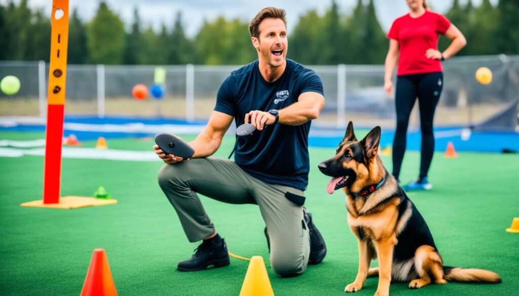 Formation pour chien catégorie 2 : Apprenez à dresser La formation pour chien de catégorie 2 est essentielle pour les propriétaires. Elle dure une journée de 7 heures. Vous apprendrez comment dresser votre chien en toute sécurité. Cette formation est valable partout en France. Elle vous aidera à avoir une bonne relation avec votre chien de catégorie 2. Vous découvrirez des techniques de dressage et comment gérer les comportements agressifs. Après la formation, vous recevrez une attestation. C'est important pour posséder un chien de cette catégorie. Résumé des points clés : Formation obligatoire pour les propriétaires de chiens de catégorie 2 Durée de 7 heures pour acquérir les compétences de dressage Coût accessible en groupe ou à domicile Taux de réussite de 100% Attestation d'aptitude valable sur tout le territoire français Qu'est-ce qu'un chien de catégorie 2 ? Les chiens de catégorie 2 sont aussi connus sous le nom de "chiens dangereux". Ils ont une apparence et un comportement qui peuvent être agressifs. Les races comme le Rottweiler, le Tosa Inu, l'American Staffordshire Terrier et le Pitbull Terrier sont parmi eux. Ils ont des règles spéciales pour leurs propriétaires. Les obligations légales pour les propriétaires Les propriétaires de chiens de catégorie 2 doivent suivre certaines lois. Ils doivent obtenir une attestation d'aptitude auprès d'un éducateur agréé. Ils doivent aussi faire faire une évaluation comportementale par un vétérinaire. Si ces règles ne sont pas suivies, les propriétaires peuvent être sanctionnés. Les sanctions peuvent aller jusqu'à des amendes ou des peines de prison. Depuis 2010, avoir un chien de catégorie 2 demande un permis de détention. Ce permis prouve que le propriétaire peut bien s'occuper de son chien. La formation pour obtenir ce permis dure 7 heures. Elle enseigne l'éducation et le comportement des chiens. L'importance de la formation pour chien categorie 2 Avoir un chien de catégorie 2 demande beaucoup de responsabilité. La formation pour chien catégorie 2 est essentielle pour assurer la sécurité du propriétaire, de son entourage et du chien lui-même. Elle aide à apprendre comment gérer un chien qui peut être agressif. En suivant cette formation, le propriétaire apprend à mieux comprendre son chien. Il apprend aussi comment éviter la violence et comment être un bon compagnon. Cette formation rend tout le monde plus sûr et heureux. La formation pour chien catégorie 2 est obligatoire par la loi. Elle couvre des sujets essentiels comme la connaissance du chien, l'éducation canine et la gestion des comportements agressifs. Les propriétaires acquièrent des compétences pratiques pour mieux contrôler leur chien et prévenir les risques. Suivre cette formation est un investissement inestimable pour la sécurité de tous et le bien-être de votre compagnon à quatre pattes. "La formation pour chien catégorie 2 est essentielle pour établir une relation de confiance et de sécurité avec son animal." Les étapes de la formation La formation pour les propriétaires de chiens de 1ère et 2ème catégorie en France a deux étapes. Tout d'abord, un vétérinaire agréé doit faire une évaluation comportementale de l'animal. Cela se fait entre 8 et 12 mois. Cette évaluation aide à voir si le chien a des problèmes de comportement. Elle permet aussi de trouver des solutions. L'évaluation comportementale Un professionnel agréé doit réaliser cette évaluation. C'est crucial pour obtenir le certificat d'aptitude. Elle assure que le chien n'est pas dangereux. L'obtention du certificat d'aptitude La deuxième étape est une formation d'une journée. Elle dure 7 heures avec un éducateur canin agréé. Après, le propriétaire reçoit une attestation de formation. Il faut l'envoyer à la Préfecture. Ce certificat prouve que le propriétaire sait bien s'occuper de son chien de catégorie 2. Étape Durée Date Lieu Évaluation comportementale - Entre 8 et 12 mois Chez un vétérinaire agréé Formation obligatoire 7 heures Jeudi 12 septembre 2024 324 avenue de Neuville, Gambais 78950 Le prix de la formation varie de 85€ à 120€. Ne pas présenter l'attestation peut coûter jusqu'à 3000€ ou 3 mois de prison. Le programme de la formation La formation pour chien de catégorie 2 suit des règles strictes. Elle commence par une introduction. Elle explique les buts de la formation et les devoirs des propriétaires. La partie théorique enseigne beaucoup sur le chien. On apprend sur son comportement et comment communiquer avec lui. On parle aussi de comment éviter les comportements agressifs pour la sécurité de tous. La formation montre comment faire des exercices pratiques. On apprend à marcher son chien, à donner des ordres et à utiliser une muselière. Ces exercices aident les propriétaires à bien éduquer leur chien de catégorie 2. Contenu de la formation Durée Coût Partie théorique : connaissances sur le chien et la relation maître-animal Partie pratique : techniques d'éducation (marche en laisse, ordres de base, muselière) Prévention et gestion des comportements agressifs 7 heures 250 euros TTC Cette formation est essentielle pour les propriétaires de chiens de catégorie 2. Elle crée une bonne relation entre le maître et le chien. Elle réduit aussi les risques d'incidents en étant douce et éducative. https://youtube.com/watch?v=F7eB2mWCe5k Les compétences acquises Après la formation pour chiens de catégorie 2, les propriétaires apprennent beaucoup. Ils apprennent à comprendre le langage canin et à gérer les comportements agressifs. Cela aide à créer une relation sereine avec leur chien. Comprendre le langage des chiens La formation montre comment lire les signaux de leur chien. Les propriétaires apprennent à comprendre les signes corporels et vocaux. Cela aide à mieux répondre aux besoins de leur chien. Gérer les comportements agressifs Les propriétaires apprennent aussi pourquoi certains chiens deviennent agressifs. Ils apprennent comment prévenir et gérer ces comportements. Cela crée un lieu sûr pour le chien et les autres. En fin de compte, cette formation rend les propriétaires de chiens de catégorie 2 responsables. Ils peuvent développer une relation de confiance avec leur chien. "La formation m'a permis de mieux comprendre les besoins et les modes d'expression de mon chien. Aujourd'hui, je me sens beaucoup plus à l'aise pour gérer ses comportements et assurer la sécurité de tous." - Propriétaire de chien de catégorie 2 La méthode d'éducation naturelle La formation pour chien de catégorie 2 utilise une méthode d'éducation naturelle et respectueuse. Elle ne demande pas de soumission ou de manipulation. Cette approche bienveillante crée une confiance entre le propriétaire et le chien. Elle comprend le langage canin et répond aux besoins de l'animal. Les avantages d'une approche bienveillante Cette méthode a de nombreux avantages. Elle favorise l'harmonie dans la relation et évite les comportements agressifs. Les participants apprennent à communiquer naturellement avec leur chien et à répondre à ses besoins. Établissement d'une relation de confiance entre le propriétaire et le chien Prévention des comportements agressifs Évitement des outils coercitifs dangereux Communication naturelle et réponse adaptée aux besoins du chien "Cette approche bienveillante permet de créer une harmonie dans la relation entre le propriétaire et son chien de catégorie 2." La formation pour chien categorie 2 près de chez vous Si vous avez un chien de catégorie 2, une formation est obligatoire. Vous pouvez la faire près de chez vous, partout en France. C'est facile, que vous viviez en ville ou en campagne. La formation dure une journée. Elle comprend des parties théoriques et pratiques. Vous apprendrez sur les responsabilités des propriétaires et comment éviter les comportements agressifs. Le succès est garanti, avec un taux de réussite de 100%. Le coût est de 90€, avec une réduction de 15€ pour les membres de la famille. Cette formation vous aide à être un bon propriétaire de chien de catégorie 2. formation chien categorie 2 proche de chez moi et ou suivre la formation pour chien categorie 2 sont faciles à trouver. "La formation pour chien de catégorie 2 m'a permis de mieux comprendre les besoins de mon chien et d'apprendre des techniques d'éducation adaptées. Je me sens désormais plus en confiance pour le promener en toute sécurité." Les organismes de formation agréés La formation pour chien de catégorie 2 doit être faite par des organismes agréés. Ces centres de formation peuvent donner l'attestation d'aptitude. Ils sont reconnus par les autorités. On trouve ces organismes parmi des écoles, des associations de protection animale, et des instituts de formation. Ils offrent un enseignement de qualité. Cela permet aux propriétaires de devenir compétents. Voici une liste de centres de formation agrees chiens categorie 2 dans votre région : Nom de l'organisme Lieu de formation Date prochaine session Formateur École Canine des Yvelines 324 avenue de Neuville, Gambais 78950 Jeudi 12 septembre 2024 Alexis BONNARANG Association de Protection Animale de Versailles 20 rue du Docteur Zamenhof, Versailles 78000 Samedi 5 octobre 2024 Émilie DURAND Institut de Formation Canine de Mantes 7 bis rue de la Libération, Mantes-la-Jolie 78200 Vendredi 18 octobre 2024 Sébastien LECLÈRE Ces organismes de formation agrees chien categorie 2 offrent une formation complète. Ils couvrent la théorie et la pratique. Cela permet aux propriétaires de chiens de catégorie 2 d'apprendre tout ce qu'il faut. Le coût de la formation La formation pour les propriétaires de chiens de catégorie 2 est un investissement important. Elle est nécessaire pour respecter les règles et protéger tous. Le prix de la formation pour chien categorie 2 est entre 120 € et 390 € pour une journée de 7 heures. On peut suivre la formation en groupe ou seul. Les prix varient selon le choix. Certains centres offrent la possibilité de payer en plusieurs fois sans frais supplémentaires. Cela aide à rendre la formation plus abordable. Tarif de la formation Durée Modalités 95€ par personne 7 heures Possibilité pour un couple de propriétaires de chien d'obtenir l'attestation pour 95€ s'ils suivent ensemble la formation 120 € à 390 € 7 heures Formation en groupe ou individuelle, avec possibilité de payer en plusieurs fois sans frais supplémentaires Malgré le coût de la formation chien categorie 2, elle est essentielle. Elle permet de respecter les règles et de protéger tous. C'est un signe de responsabilité et de soin envers son chien. Témoignages de propriétaires Beaucoup de propriétaires sont contents après la formation pour chien de catégorie 2. Cécile a passé son examen ACACED sans problème grâce à une formatrice très bonne. Igor a dit que la formation était top et l'accompagnement excellent. Fanny a aussi réussi grâce à la dynamique et la façon de faire de sa formatrice. Ces témoignages montrent que les formations sont efficaces. Ils prouvent aussi l'engagement des organismes pour former des propriétaires de chiens de catégorie 2. Nom Commentaire Cécile Formatrice très compétente et rassurante, a obtenu l'ACACED du premier coup. Igor A salué l'excellence de la formation et la qualité de l'accompagnement. Fanny A souligné le dynamisme et la pédagogie de sa formatrice, qui l'ont aidée à réussir son examen. "La formation était excellente, j'ai vraiment apprécié l'accompagnement de la formatrice." Les avis clients sur la formation pour chien de catégorie 2 sont positifs. Les propriétaires apprécient l'encadrement et les contenus de la formation. Cela les aide à bien se préparer pour l'examen. Conclusion La formation pour chien de catégorie 2 est très importante. Elle aide les propriétaires à être responsables avec leur chien. Les participants apprennent comment avoir une bonne relation avec leur chien. On apprend le langage du chien et comment éviter les comportements agressifs. Cette formation est obligatoire et assure la sécurité de tous. De plus, elle aide à garder l'animal heureux. Il y a beaucoup d'organismes agréés qui offrent cette formation. Les propriétaires peuvent devenir de bons maîtres pour leur chien. C'est un bon investissement pour le bien-être de l'animal et la sécurité de tous. FAQ Qu'est-ce que la formation pour chien de catégorie 2 ? Cette formation est obligatoire pour les propriétaires de chiens de catégorie 2. Elle enseigne comment dresser et gérer les comportements agressifs. Elle respecte aussi les lois. Quelles sont les races de chiens concernées par la catégorie 2 ? Les chiens de catégorie 2 sont des races comme le Rottweiler et le Pitbull Terrier. Leur morphologie et comportement nécessitent un encadrement spécial. Quelles sont les obligations légales pour les propriétaires de chiens de catégorie 2 ? Les propriétaires doivent obtenir une attestation d'aptitude et faire évaluer leur chien par un vétérinaire. Le non-respect de ces obligations peut entraîner des sanctions. Pourquoi est-il important de suivre la formation pour chien de catégorie 2 ? Cette formation assure la sécurité de tous. Elle donne les connaissances pour gérer un chien agressif de manière responsable. Quelles sont les étapes de la formation pour chien de catégorie 2 ? La formation comprend une évaluation comportementale par un vétérinaire et une formation d'une journée. Cela permet d'obtenir le certificat d'aptitude. Quel est le programme de la formation pour chien de catégorie 2 ? Le programme inclut des modules sur le chien et la relation maître-animal. Il comprend aussi des démonstrations et des mises en situation pratiques. Quelles sont les compétences acquises lors de la formation pour chien de catégorie 2 ? Les participants apprennent le langage canin et comment gérer les comportements agressifs. Ils apprennent aussi à prévenir ces comportements. Quelle est la méthode d'éducation utilisée dans la formation pour chien de catégorie 2 ? La formation utilise une méthode d'éducation naturelle et respectueuse. Elle évite les techniques de soumission et crée une relation de confiance. Où puis-je suivre la formation pour chien de catégorie 2 ? Cette formation est disponible dans de nombreux lieux sur le territoire français. Cela permet aux propriétaires de la suivre près de chez eux. Quels sont les organismes de formation agréés pour la formation chien de catégorie 2 ? Les organismes agréés sont des écoles spécialisées, des associations de protection animale et des instituts de formation professionnelle. Quel est le coût de la formation pour chien de catégorie 2 ? Le coût de la formation varie de 120 € à 390 € pour une journée de 7 heures. Certains centres offrent la possibilité de payer en plusieurs fois sans frais supplémentaires. Que disent les propriétaires ayant suivi la formation pour chien de catégorie 2 ? Formation pour chien catégorie 2