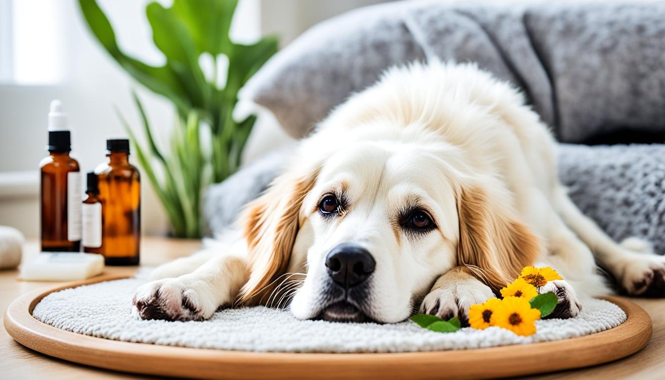 chien qui se les pattes remède naturel