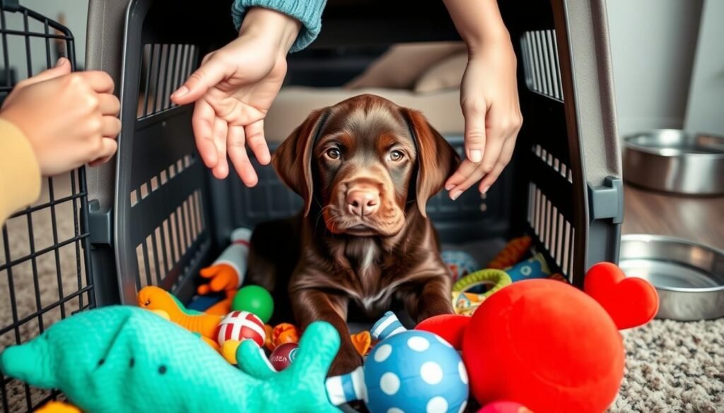 adoption chiot labrador chocolat