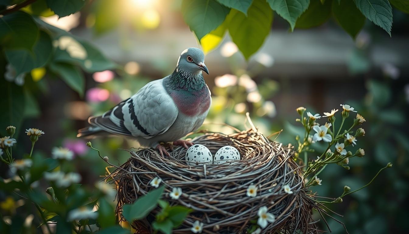 combien d'oeuf pond un pigeon