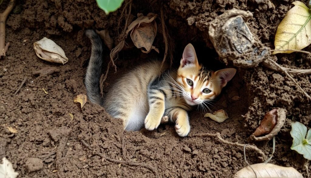 décomposition cadavre chat