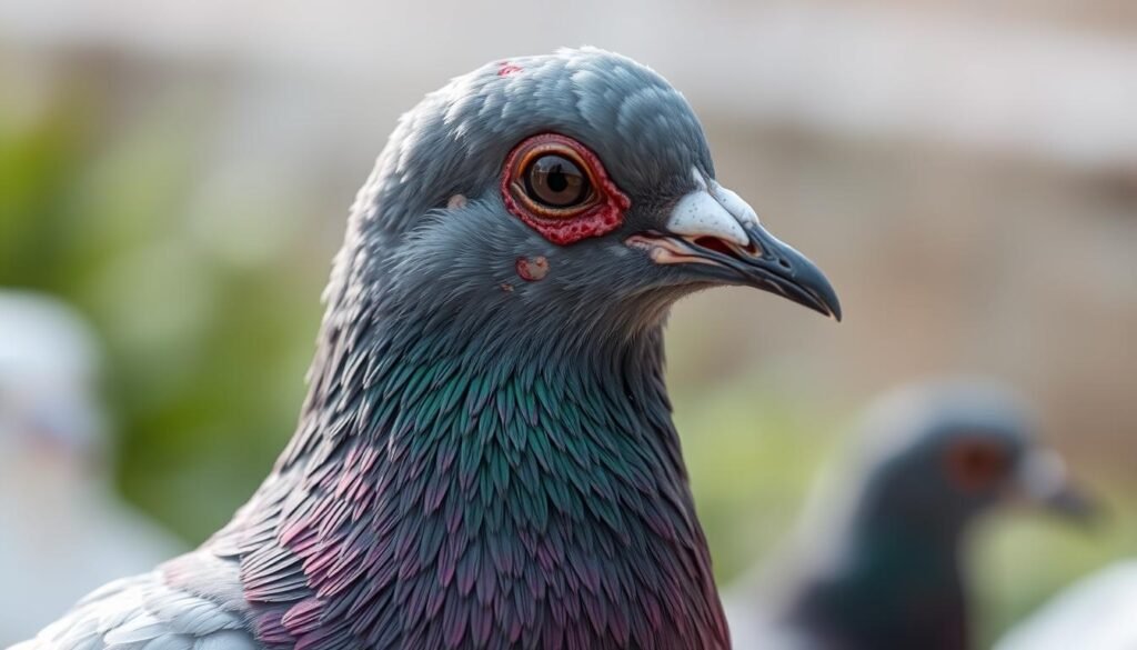 diagnostic maladie des pigeons