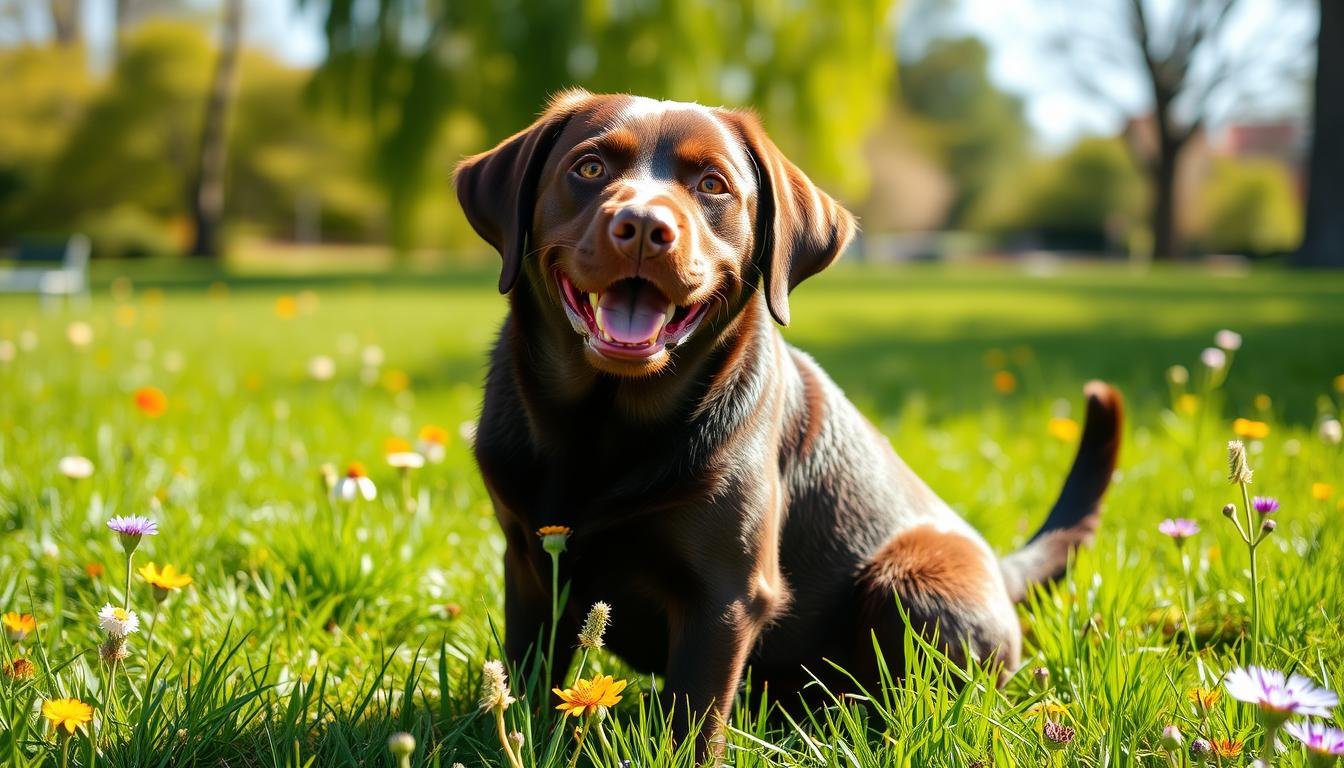 femelle labrador chocolat