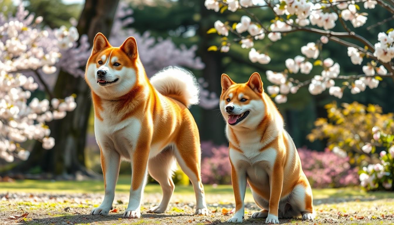 japanese akita vs shiba inu