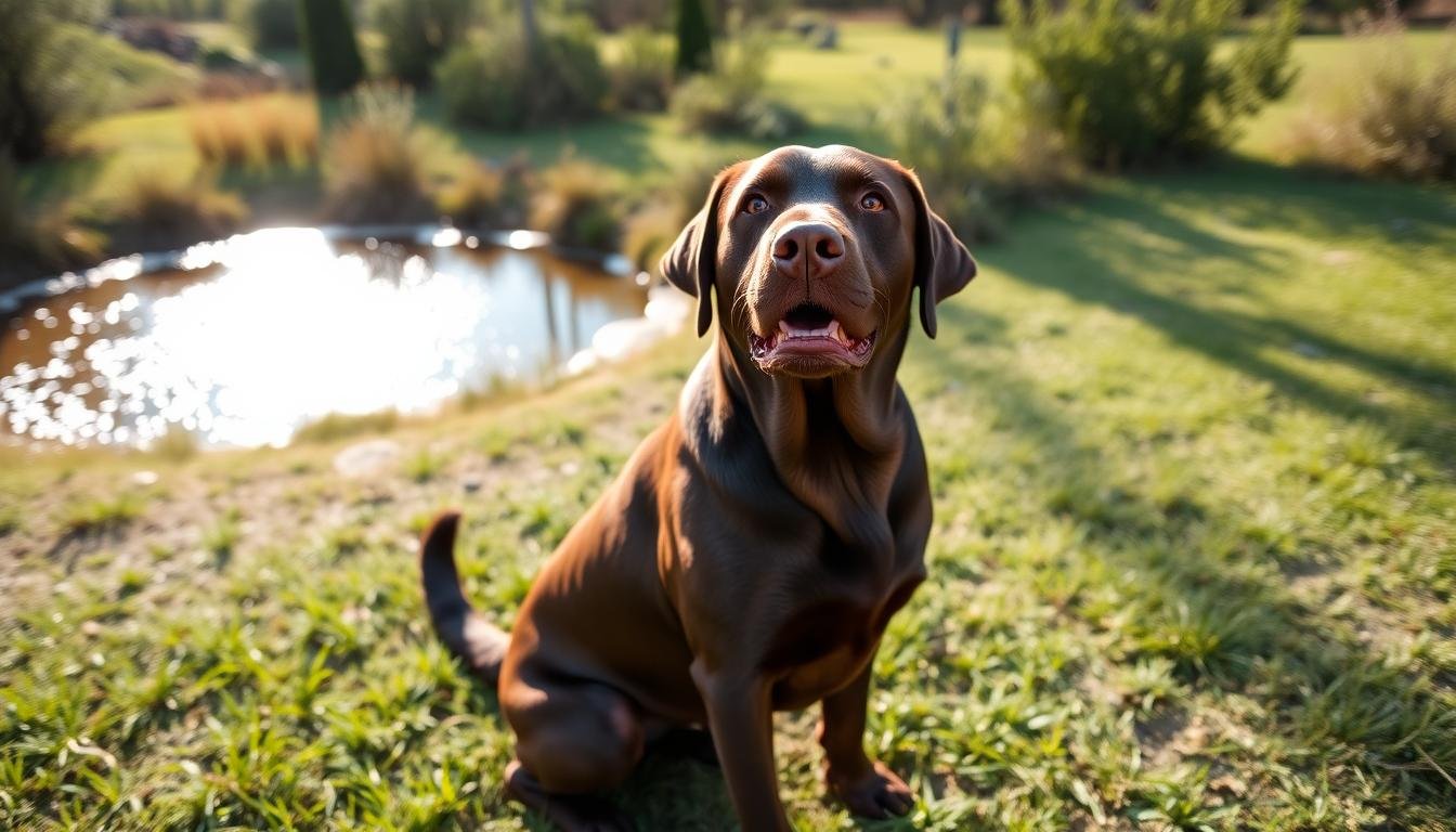 labrador chocolat