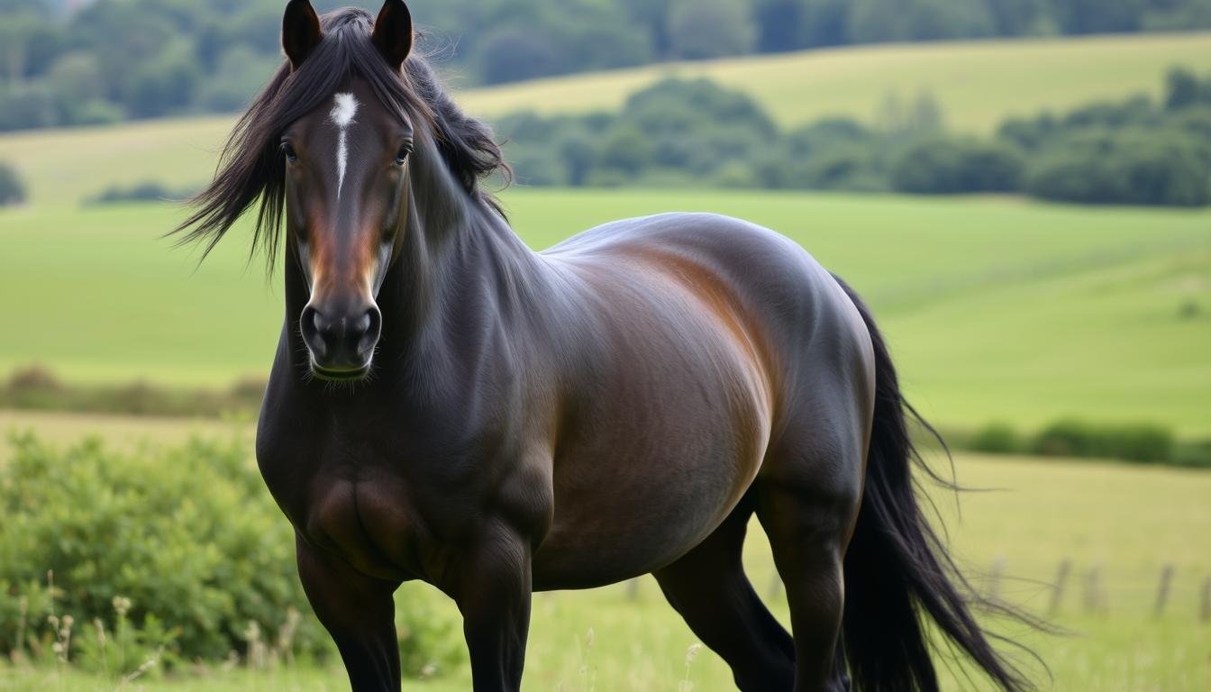 percheron cheval