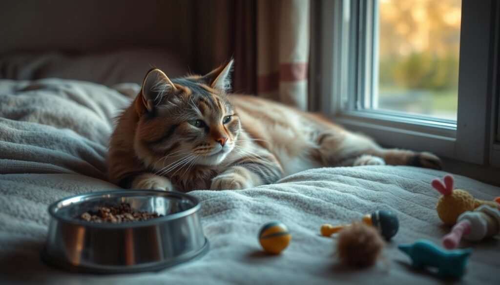 perte d'appétit chez le chat