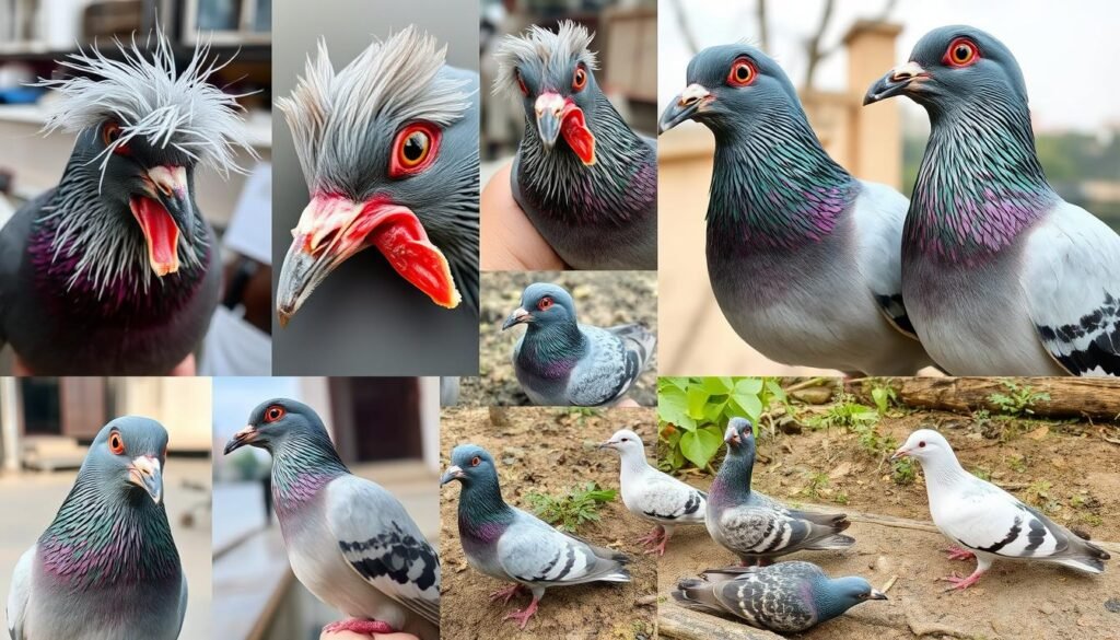 photos de symptômes de maladie des pigeons