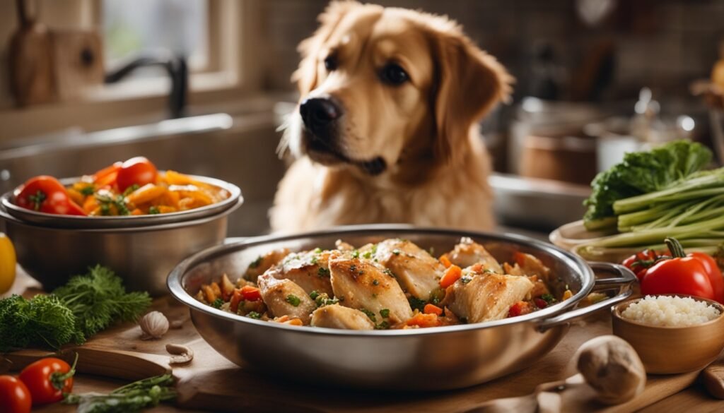 préparer ration ménagère chien