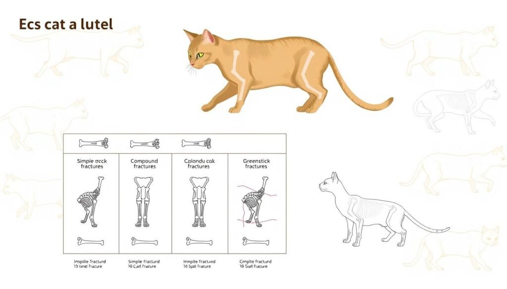 types de fractures chat