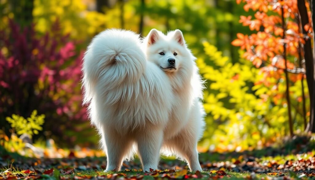 caractéristiques physiques samoyede eurasier