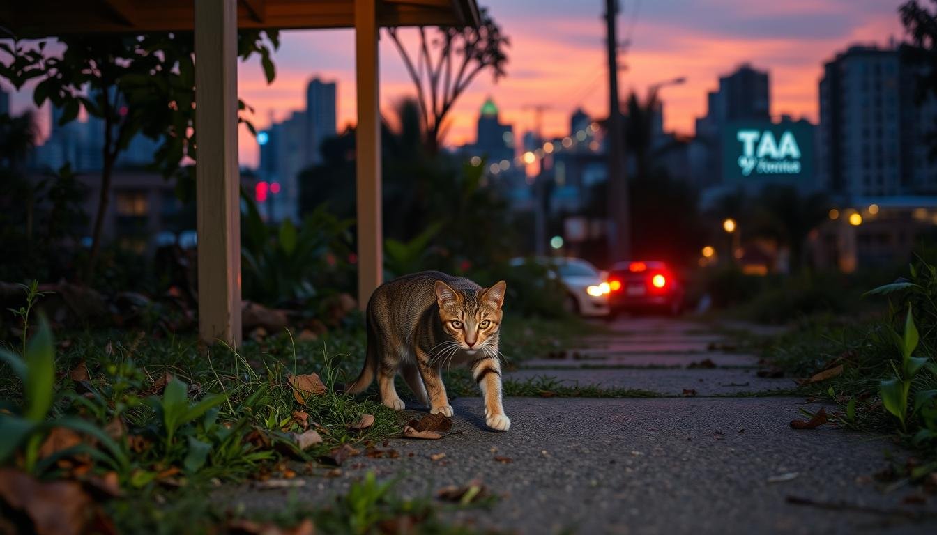 combien de temps peut vivre un chat perdu