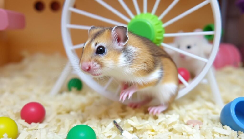 comportement hamster male