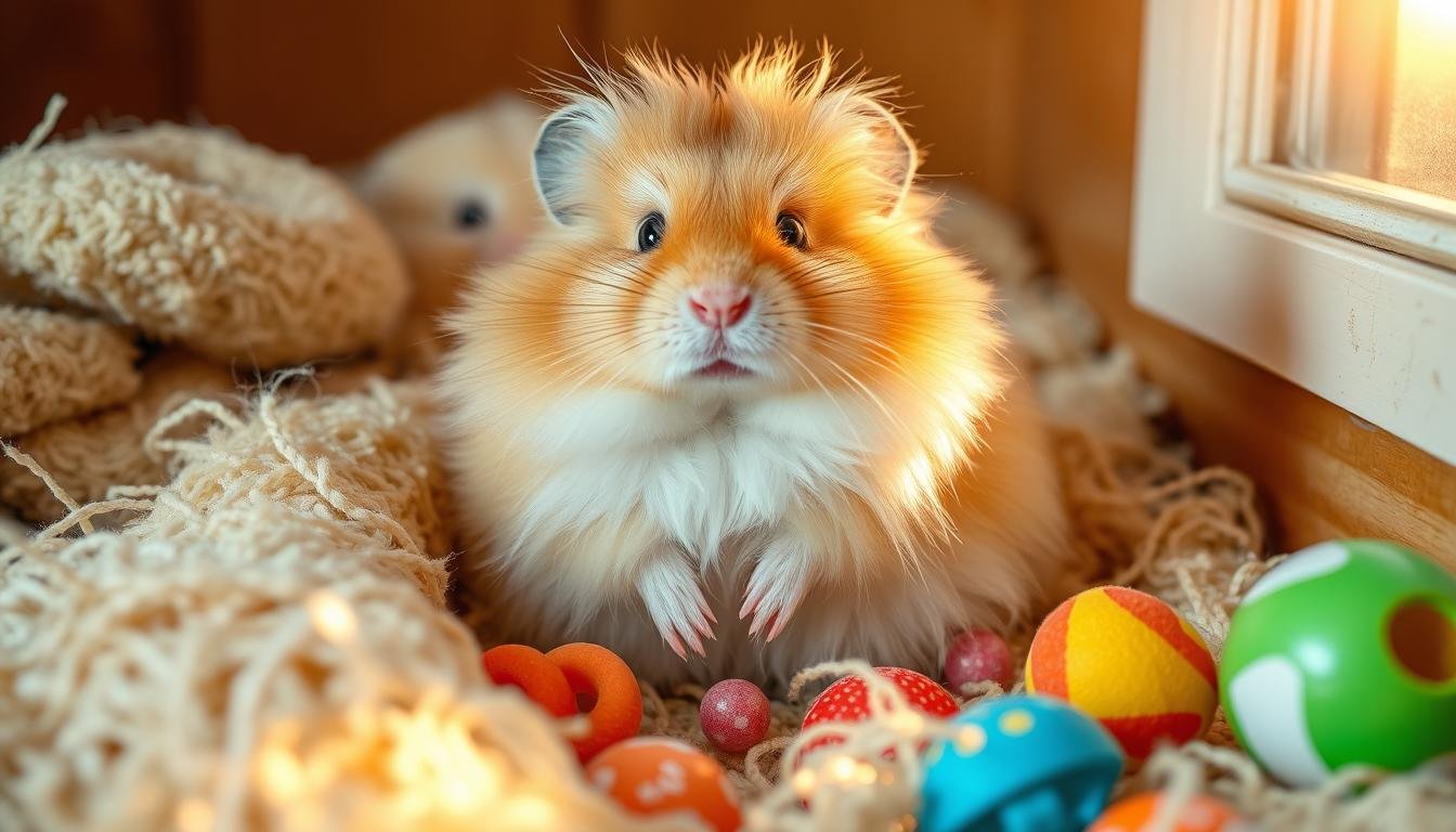 hamster doré angora