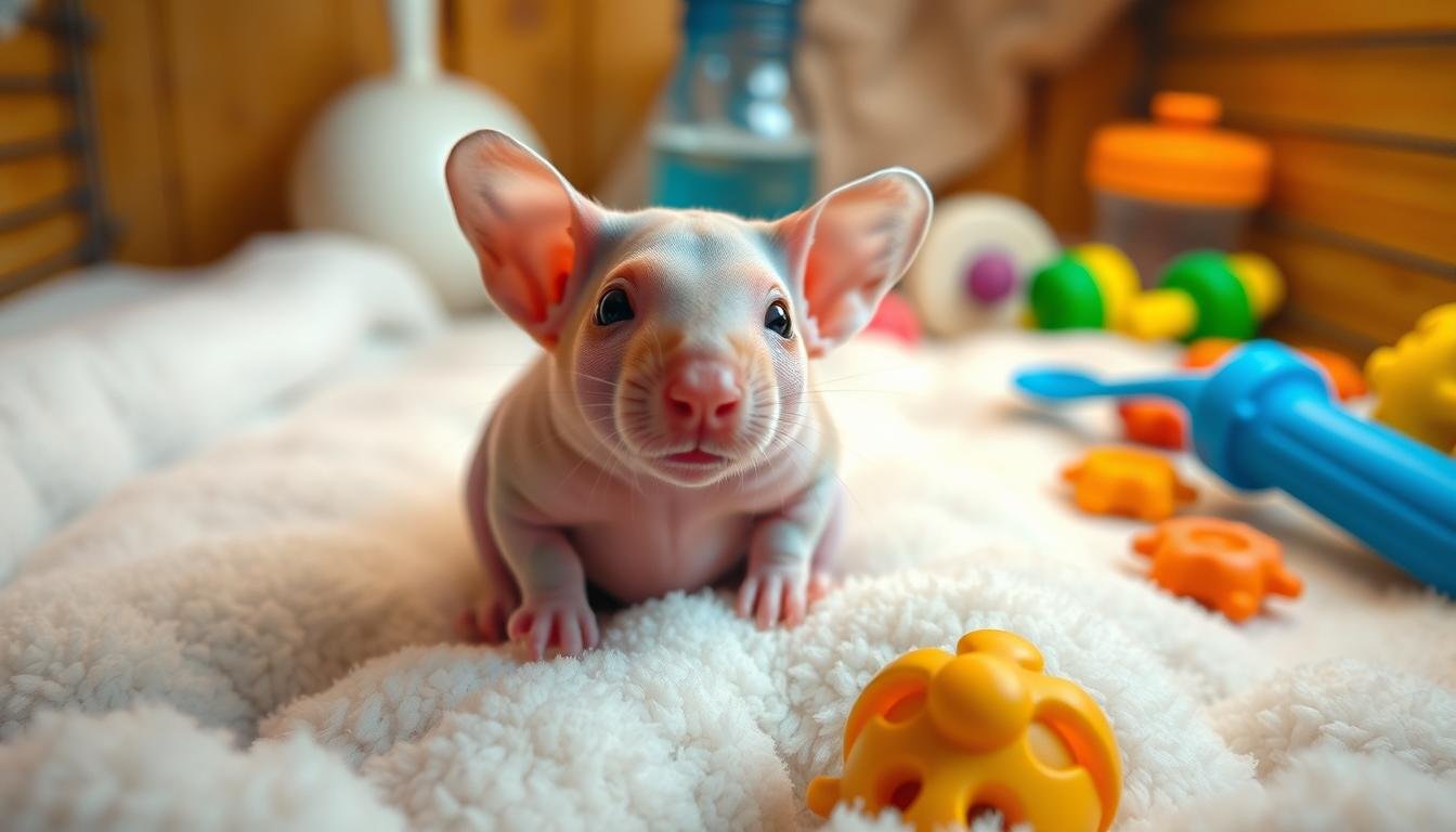 hamster sans poile