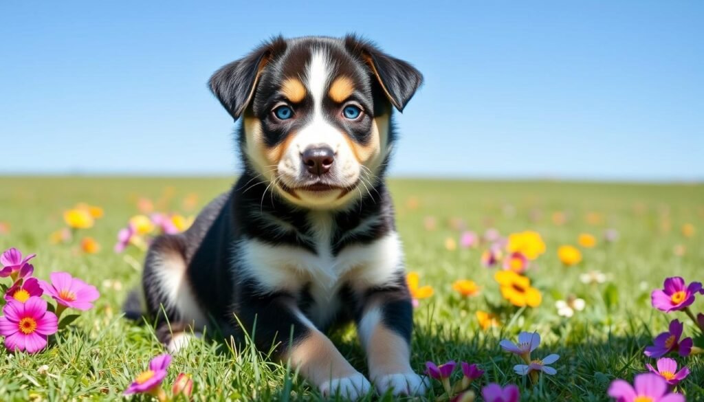 husky croisé labrador chiot