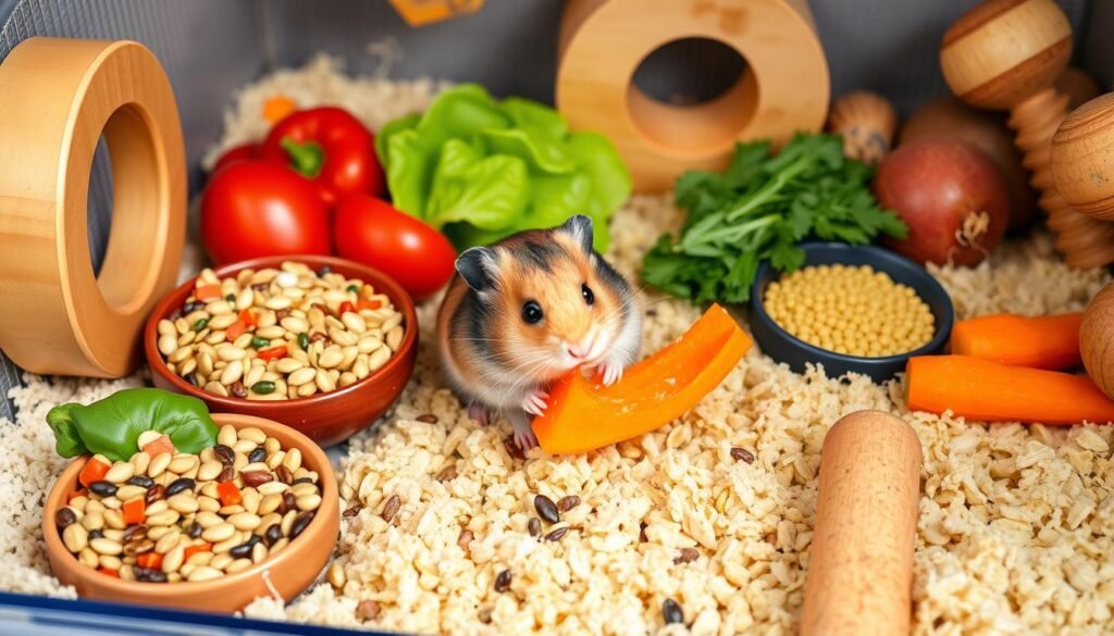 images de nutrition de hamster