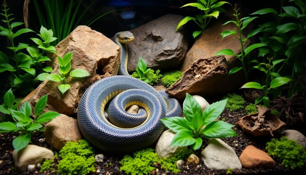 introduction serpent en terrarium