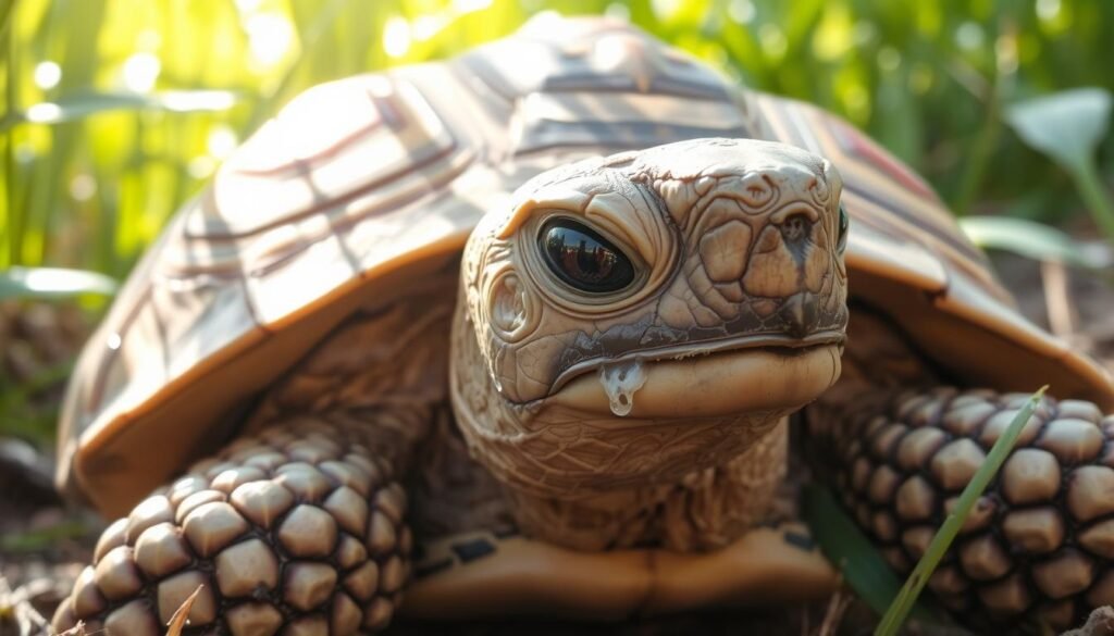 maladies oculaires tortue Hermann