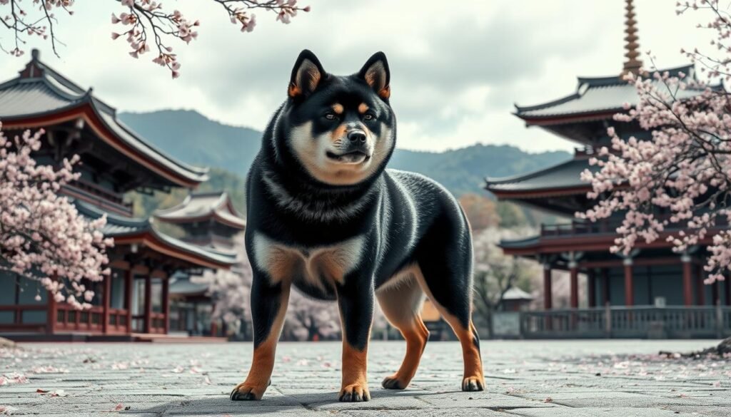 origines Shiba noir