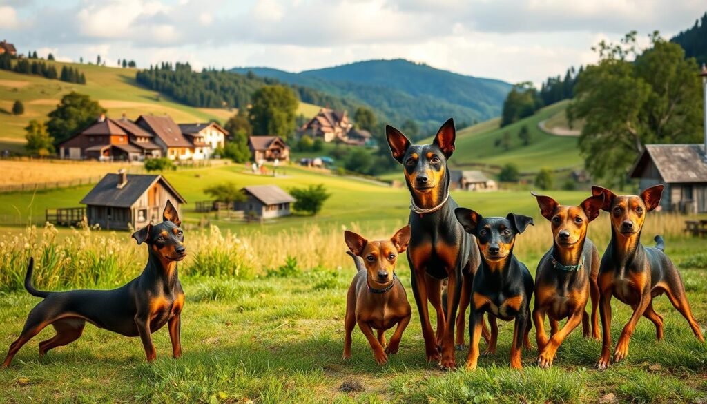 origines teckel croisé pinscher