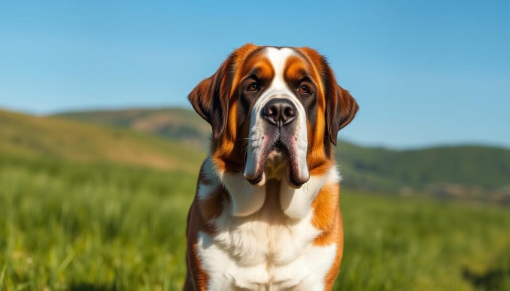 saint bernard à poil court