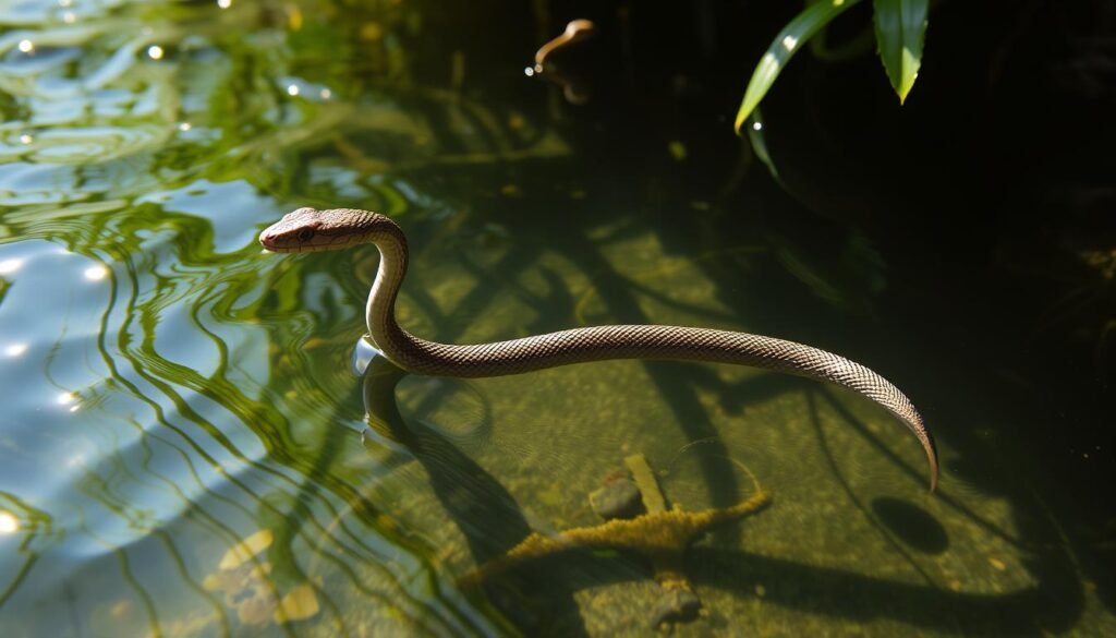 serpent d'eau