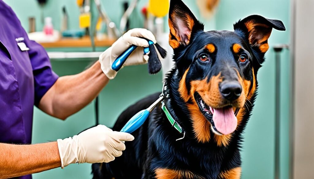 soins chiot beauceron arlequin