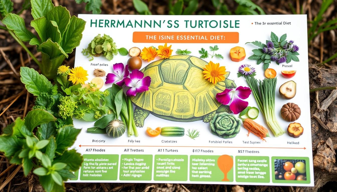 tableau alimentation tortue hermann