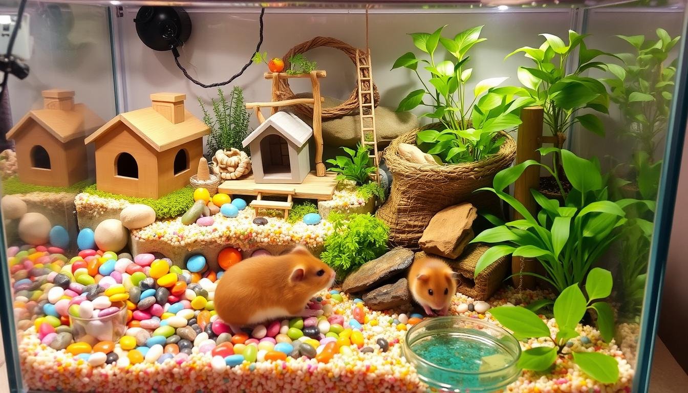 aquarium hamster