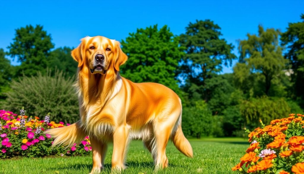 caractéristiques physiques golden retriever