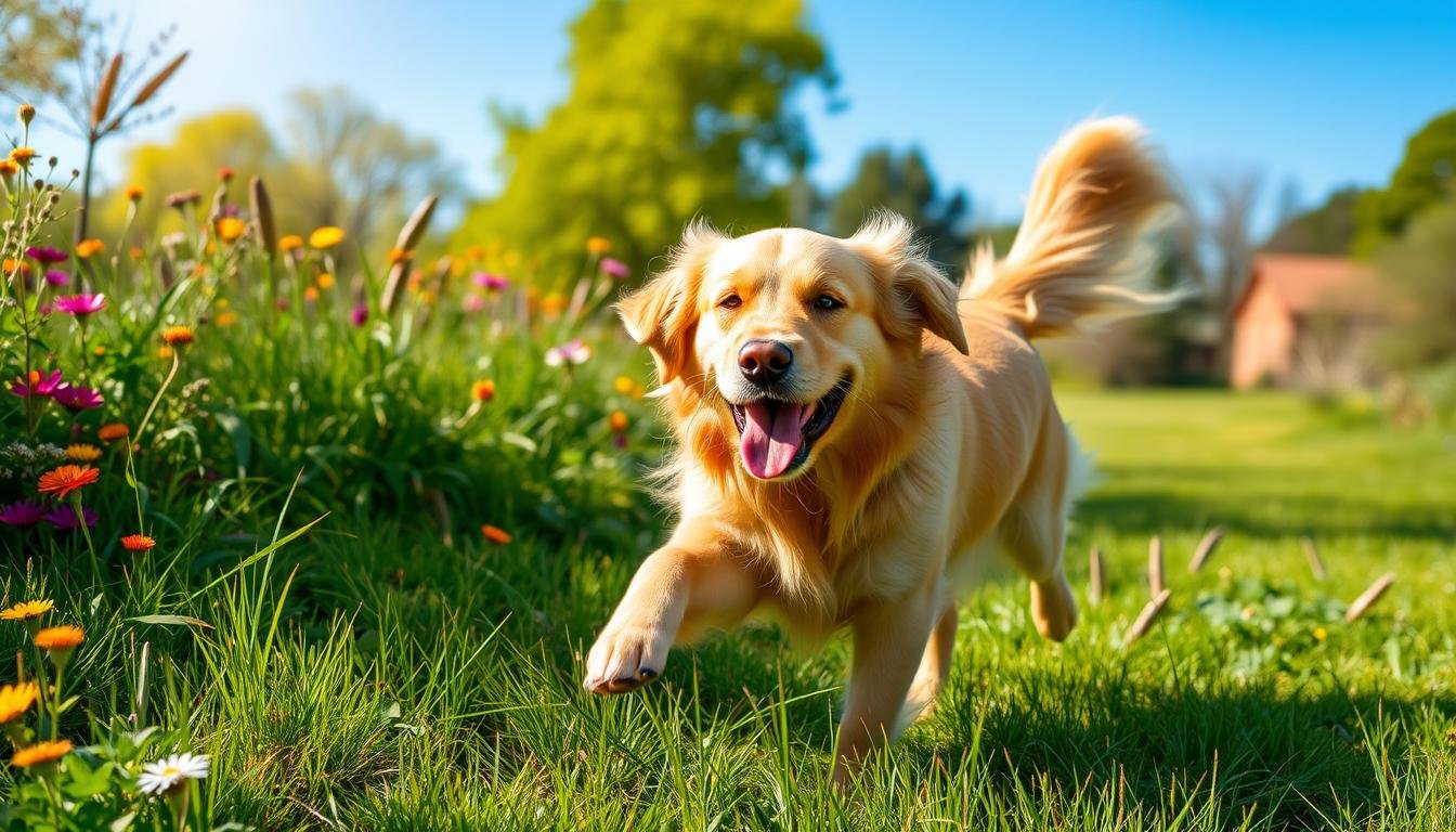 golden retriever americain