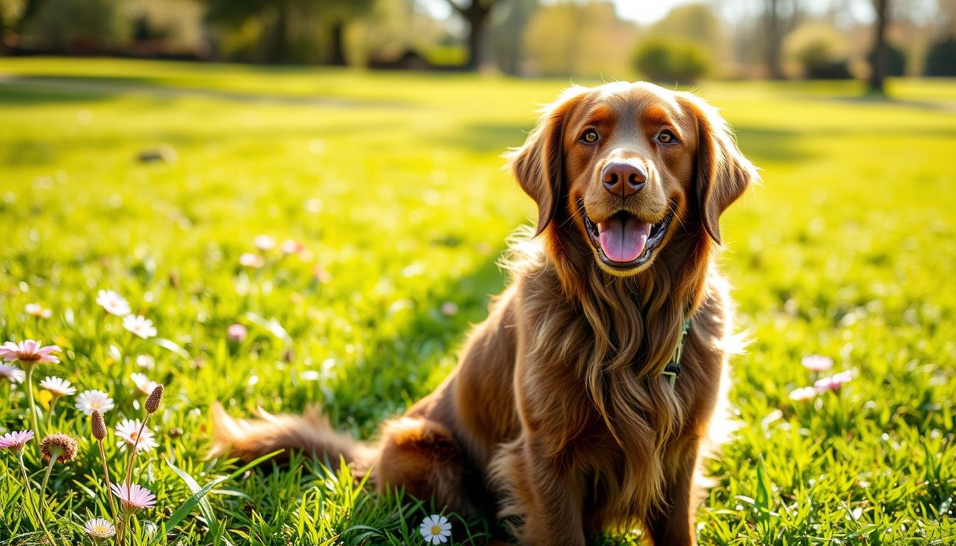 golden retriever couleur chocolat