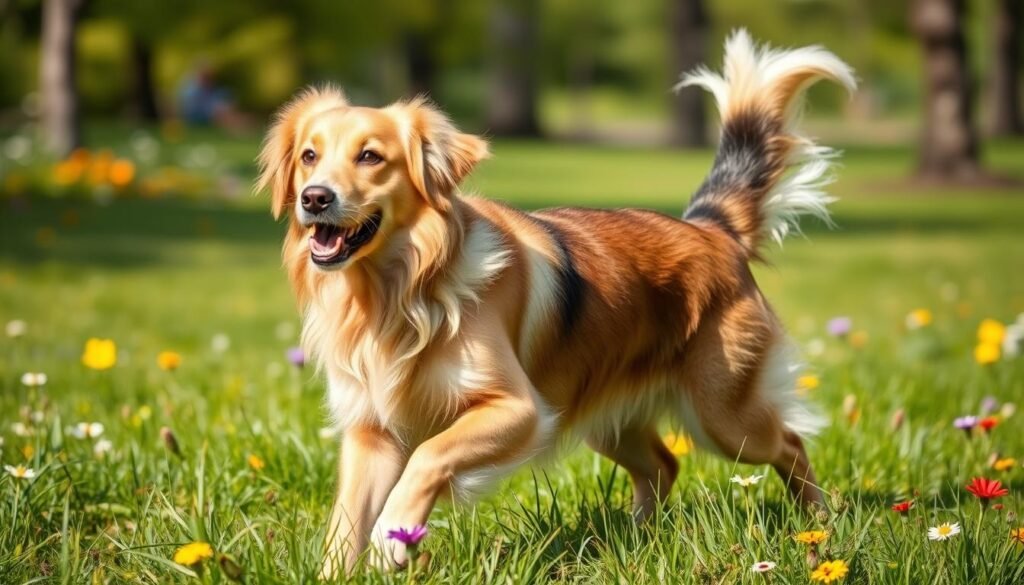 golden retriever croisé berger australien