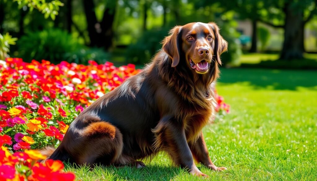 golden retriever marron foncé