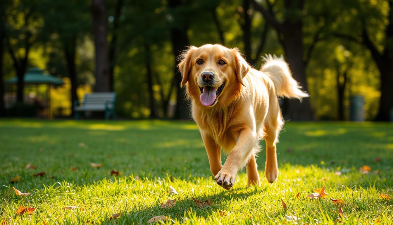 golden retriever marron