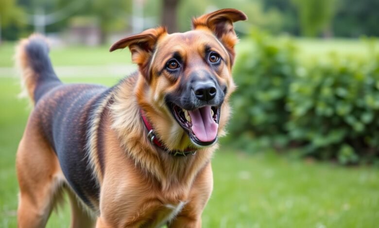 malinois croisé golden retriever