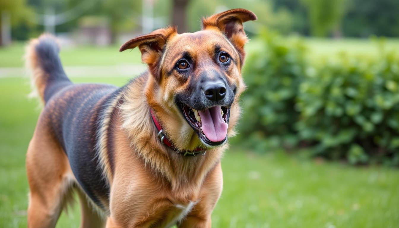 malinois croisé golden retriever