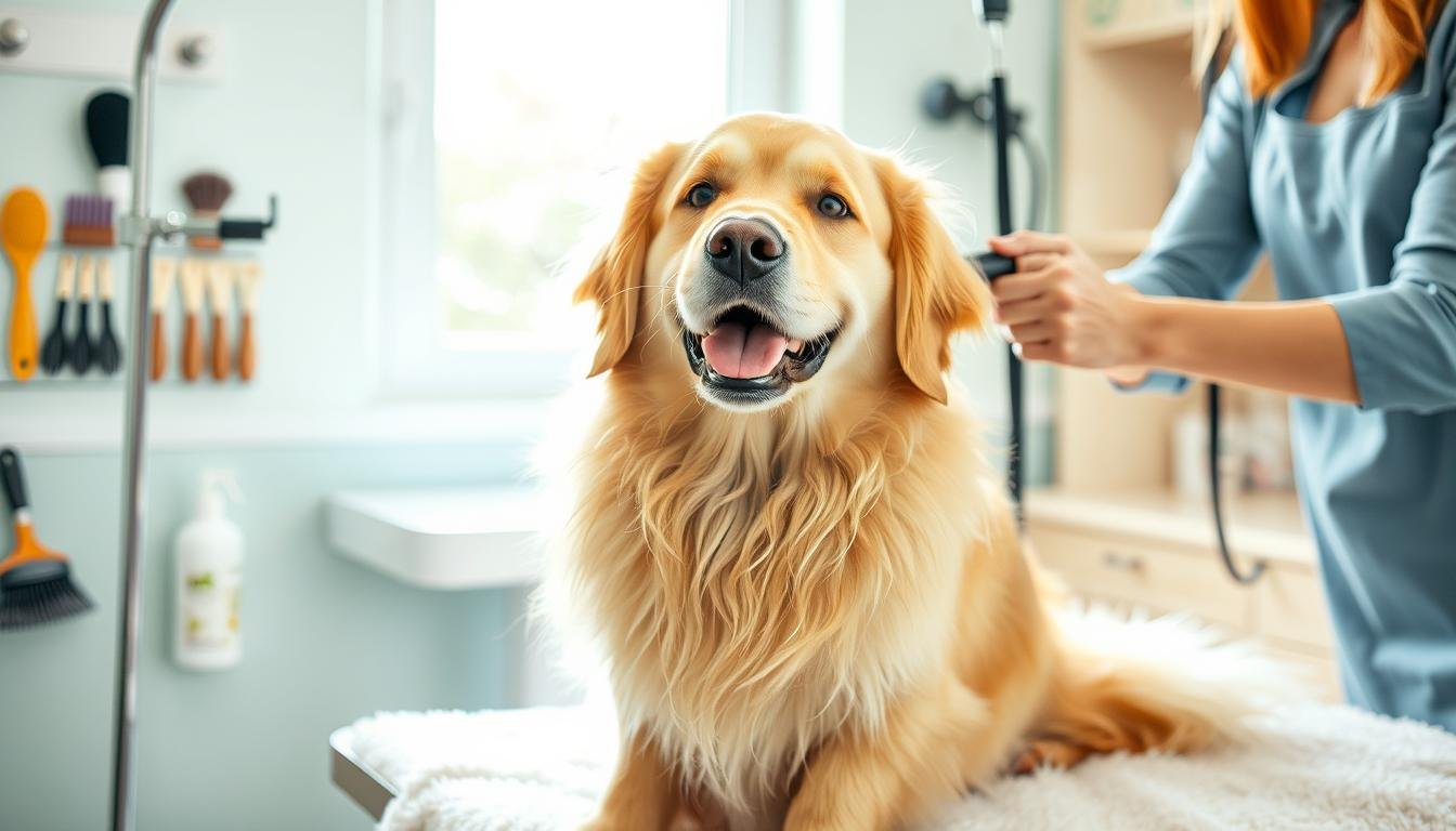 toilettage golden retriever